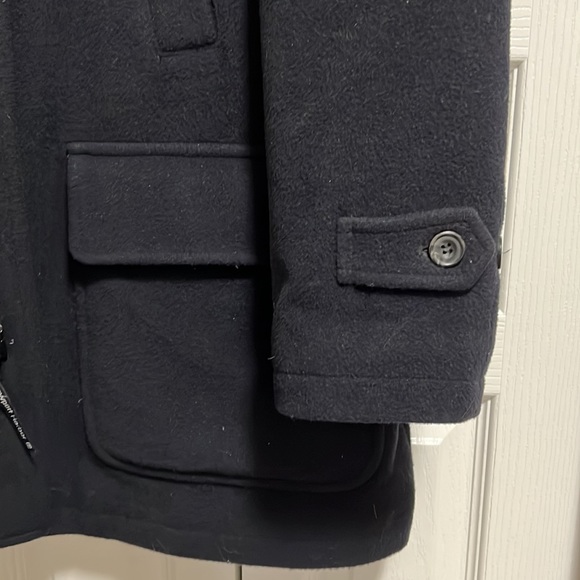 Newport Harbor insulated wool/cashmere mid length car coat. Dark navy blue . XL - Picture 5 of 10